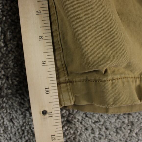 American Eagle Caro Shorts Mens 28 Tan Next Level Flex Stretch Longer Length - Picture 7 of 9